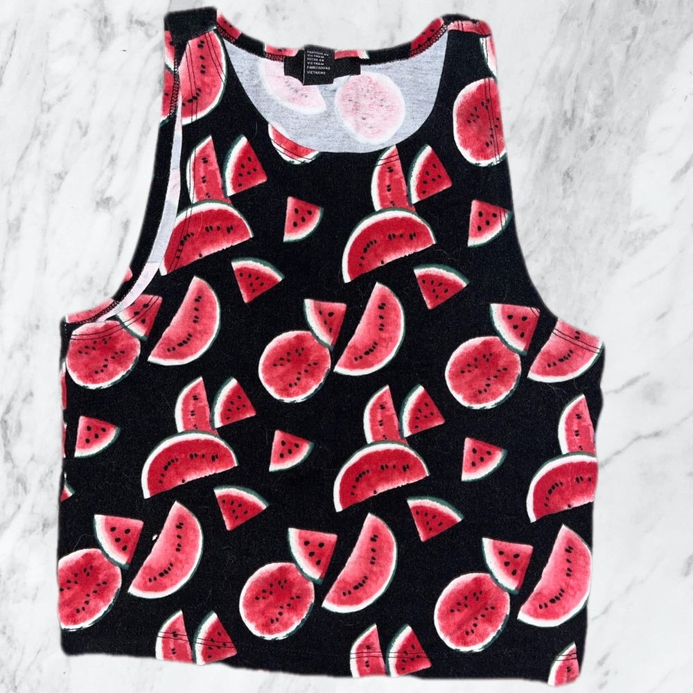 Forever 21 Women’s medium watermelon print tank top like new